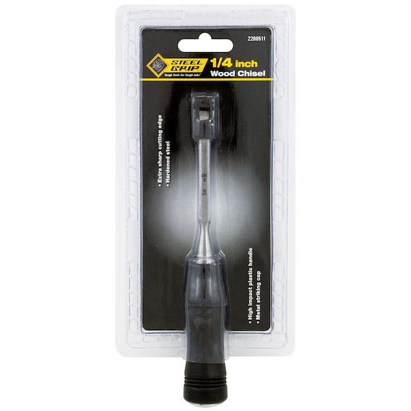 Steel Grip Steel Grip 1/4 in. W X 4 in. L Wood Chisel 1 pk 2260511 - main